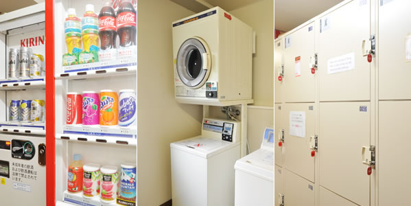 自動販売機　洗濯機・乾燥機　コインロッカー　イメージ